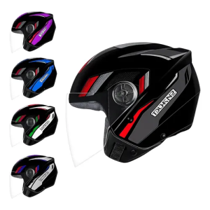 Capacete Moto Aberto Ebf Spark Jet Sting Preto