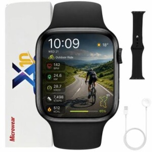 Relógio Smartwatch S10 Tela Amoled 47mm Série 10 Android iOS ChatGpt Bluetooth Recebe Faz Ligaçoes
