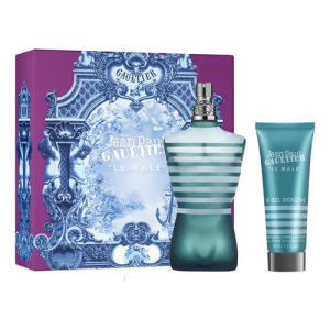 Conjunto de perfume Jean Paul Gaultier Le Male EDT 75 ml + Gel de banho 75 ml FD25 EDT 75 ml para homens