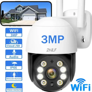 2nlf Câmera De Segurança Câmera Externa Wifi App Eseecloud Prova Dagua IP66 Vigilancia Visão Noturna Infravermelho 3MP