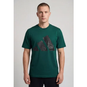 Camiseta Masculina adidas Logo Verde
