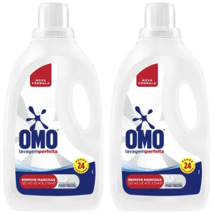Kit Sabão Líquido 5L 2 Unidades Omo Multiação