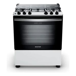 Fogão Brastemp 5 Bocas Mesa Inox - Bfs5ndb