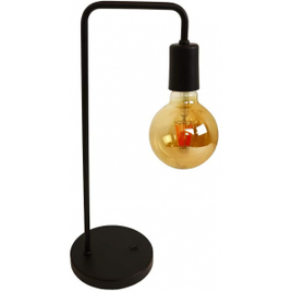 Luminária de Mesa Forca E27 - Preto