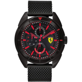 Relógio Scuderia Ferrari Masculino Aço Preto - 830636