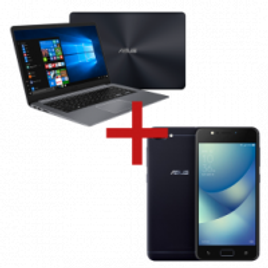 Imagem da oferta Notebook X510UR-BQ291T Cinza + Zenfone Max (M1) 2GB/32GB Preto