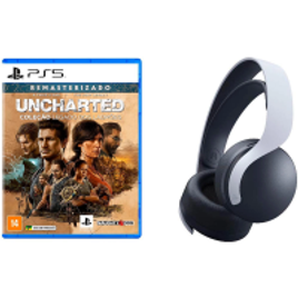 Imagem da oferta Headset Sem Fio Pulse 3D + Jogo Uncharted: Coleção Legado dos Ladrões - PS5