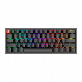 Imagem da oferta Teclado Mecânico Gamer AOC AGK600 RGB Cherry MX Switch Red Layout 60% US - AGK600BR/FG