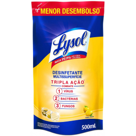 Imagem da oferta Desinfetante Líquido Lysol Poder Cítrico 500ml
