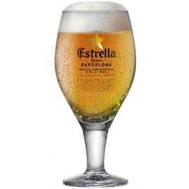 Imagem da oferta Taça de Cerveja Rótulo Frases Estrella Damm Cristal 430ml