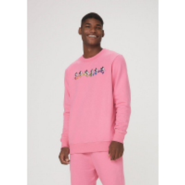 Blusão Oversized Em Moletom Mickey Pride - Unissex