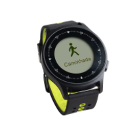 Imagem da oferta Monitor Cardíaco Sportwatch Chronus + GPS  à Prova D Água Preto Atrio - ES252