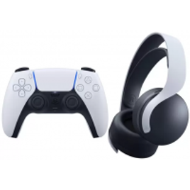 Imagem da oferta Kit Fone de Ouvido Bluetooth Sony Pulse 3D + Controle DualSense PlayStation 5