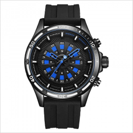 Imagem da oferta Relógio Masculino Weide Analógico WH-7308 - Preto e Azul