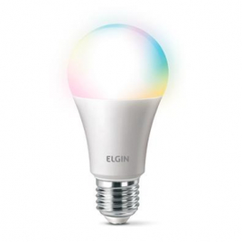Smart Lâmpada LED Colors 10w Wi-Fi compatível com Alexa - Elgin 48BLEDWIFI00