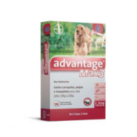 Imagem da oferta Antipulgas Advantage Max3 Cães 10kg A 25kg Bayer