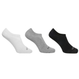 Imagem da oferta Kit 3 Pares Meia Invisível Algodão Walk Ted Socks 1300 - Sortidas
