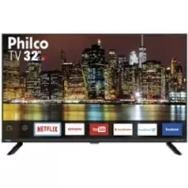 Imagem da oferta Smart TV LED 32" Philco PTV32G60SNBL HD com Conversor Digital 2 HDMI 1 USB Wi-Fi Função Time Machine 60Hz