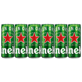Cerveja Heineken Lata 250ml - 6 Unidades