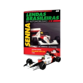 Imagem da oferta Mclaren Honda Mp4/6B Ayrton Senna - Lendas Brasileiras do Automonilismo 40 - 9788583783152