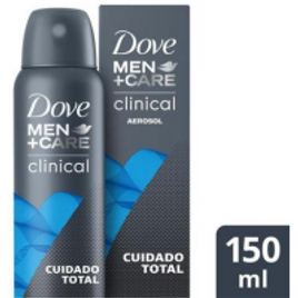 Desodorante Aerosol Antitranspirante Dove MenCare Clinical Cuidado Total 150ml