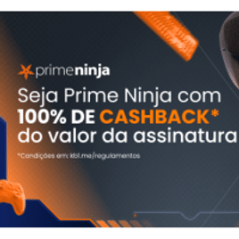 Imagem da oferta 100% de Cashback na Assinatura do Prime Ninja