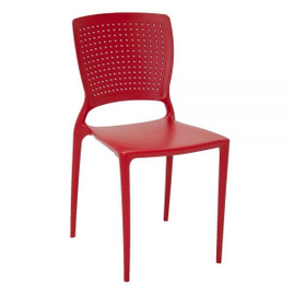 Imagem da oferta Cadeira Safira Vermelha sem Braços Tramontina - 92048/040
