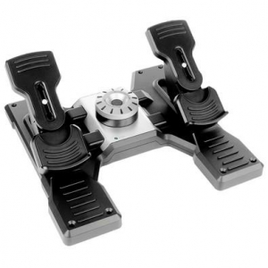 Pedais de Leme com Freio de Simulação Profissional FLIGHT RUDDER PEDALS Logitech