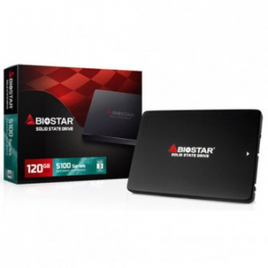 Imagem da oferta SSD Biostar S100 120GB Sata III Leitura 530MB/s e Gravação 380MB/s SM120S2E31-PS1RG-BS2