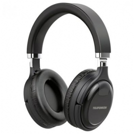Fone de Ouvido Sem Fio Telefunken Bluetooth 5.0 com Cancelamento de Ruído Ativo Preto - TF-H800ANC