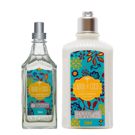 Rotina Hidratação e Spray Corporal Água de Coco - L'Occitane au Brésil