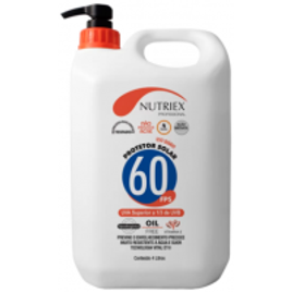 Protetor Solar Profissional FPS 60 1/3 UVA 4 Litros - NUTRIEX-61044