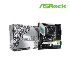 Imagem da oferta Placa Mãe Asrock B550m Steel Legend Micro-Atx Amd B550 Ddr4 4733 + (OC) Mhz m.2 Usb3.2