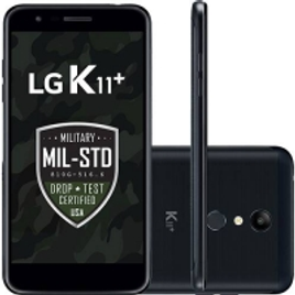 Imagem da oferta Smartphone LG K11+ 32GB Dual Chip Android 7.0 Tela 5.3" Octa Core 1.5 Ghz 4G Câmera 13MP