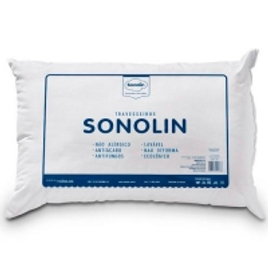 Imagem da oferta Travesseiro Sonolin Prime em Fibra Siliconada 50x70cm - Branco