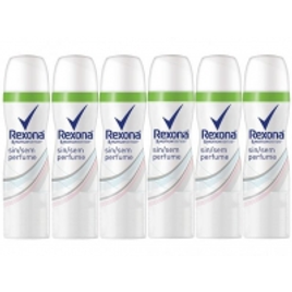 Imagem da oferta Desodorante Aerosol Antitranspirante Unissex - Rexona Motion Sense Sem Perfume 85ml 6 Unidades