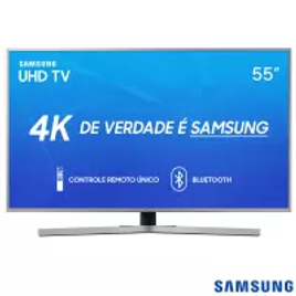 Imagem da oferta Smart TV 4K Samsung LED UHD 55” Controle Remoto e Wi-Fi - 55RU7450