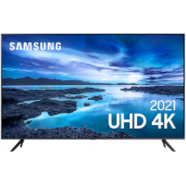 Imagem da oferta Smart TV LED 75" 4K Samsung 75AU7700 3 HDMI 1 USB Wi-Fi Bluetooth - UN75AU7700GXZD