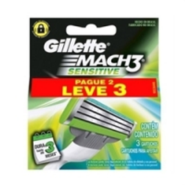 Imagem da oferta Carga Gillette Mach 3 Sensitive Pague 2 e Leve 3