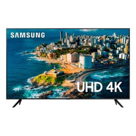 Imagem da oferta Smart TV 65" Samsung UHD 4K 3 HDMI 1 USB Bluetooth Wi-Fi Gaming Hub Tela sem limites Alexa built in - UN65CU7700GXZD