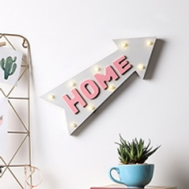 Imagem da oferta Placa Decorativa com LED Home - Orb