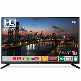 Imagem da oferta Smart TV LED 32" HD HQ HQSTV32NP Netflix Youtube 2 HDMI 2 USB Wi-Fi