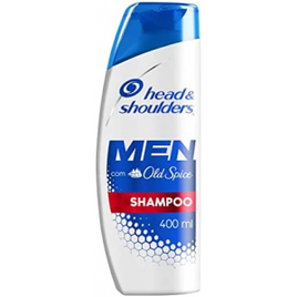 Shampoo Anticaspa Head & shoulders Masculino com Old Spice 400ml