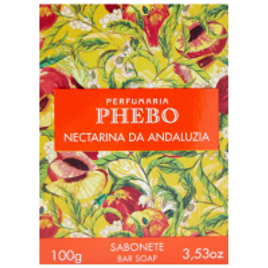 Imagem da oferta 4 Unidades - Sabonete Nectarina da Andaluzia Phebo Laranja 100g