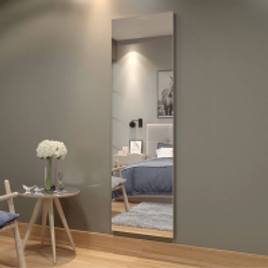 Quadro de Espelho 180cm Flora Mavaular Branco