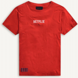 Imagem da oferta Camiseta Reserva Estampada Netflix Masculina
