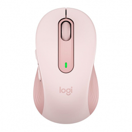Mouse Logitech Signature Bluetooth 2000DPI 5 Botões Rosa - M650