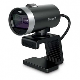 Imagem da oferta Webcam Cinema Microsoft USB Preta - H5D00013