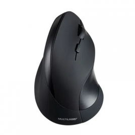 Imagem da oferta Mouse sem Fio Multilaser 2.4GHZ USB Ergonômico - MO284