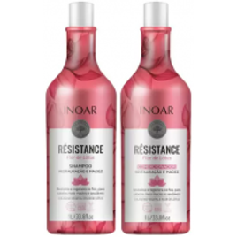 Kit Shampoo e Condicionador Inoar Résistance Flor de Lótus